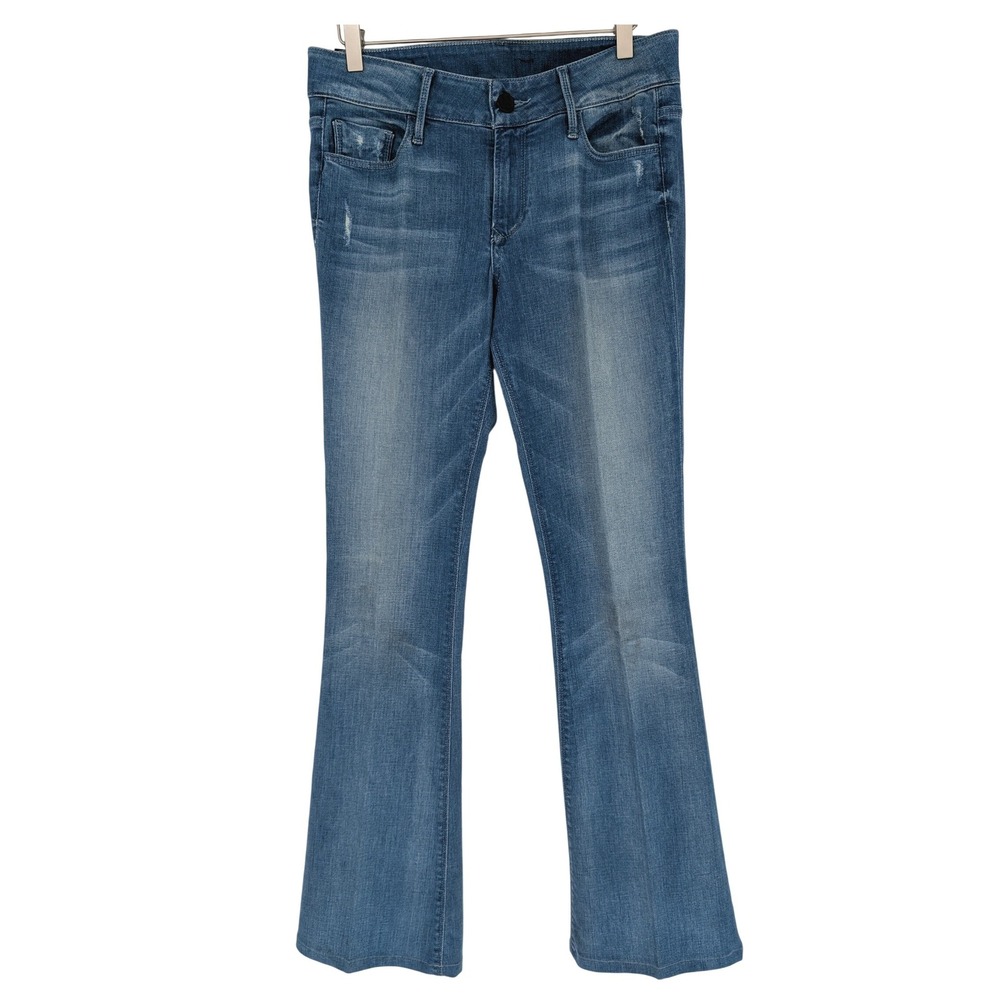 Black Orchid Mid Rise Flare Jeans Womens 29 Blue Y2K Indie Boho Festival‎ Retro